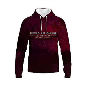 Inspired by SAO Swords Art Online Yuuki Asuna Kirigaya Kazuto Hoodie Anime 100% Polyester Pattern Harajuku Graphic Kawaii Hoodie For Unisex / Couple's miniinthebox