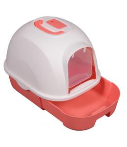 Pawsitiv Emma Litter Box With Removable Tray Savvy MSP-009T Red