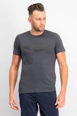 Mens 1903 Logo Graphic Tee  Asphalt