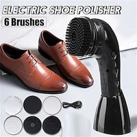Handheld Automatic Electric Shoe Polisher Brush Polishing Cleaning Machine Care Leather Tool Lightinthebox - thumbnail