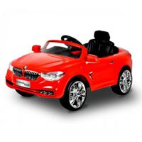 Megastar Licensed BMW 12 V Kids Ride On Coupe Car Remote Controlled - Red (UAE Delivery Only)