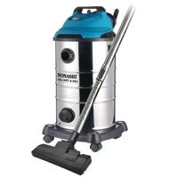 Sonashi 1600W 30L Wet & Dry Vacuum Cleaner Silver - Blue