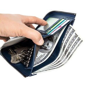 Genuine Leather Multi-functional Card Holder Key Case Wallet