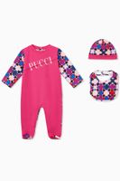 Geometric-Print Pyjama Set, Set of 3 - thumbnail