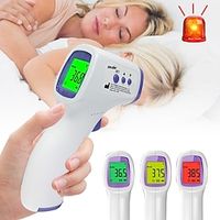 No-Touch Forehead Thermometer Digital Infrared Thermometer For Adults And Kids Touchless Baby Thermometer Large LED Digits Quiet Feedback Non Contact miniinthebox - thumbnail