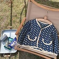 jackets milancel 2021 autumn kids clothes floral coat girls outwear long sleeve tops embroidery children clothing Lightinthebox - thumbnail