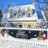 Christmas Ornament Alphabet Banner Decoration Xmas Holiday Party Atmosphere Arrangement Pull Flag Birthday Flag Hanging Decoration miniinthebox - thumbnail