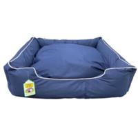 Nutrapet L-84Cm W-74Cm H-26Cm W/R Lounger Bed Navy M