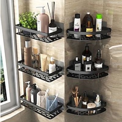 Bathroom Shelf Simple  Self-adhesive Ordinary  Modern Metal 1PC - Bathroom Bath Organization Lightinthebox