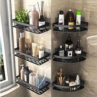 Bathroom Shelf Simple  Self-adhesive Ordinary  Modern Metal 1PC - Bathroom Bath Organization Lightinthebox - thumbnail