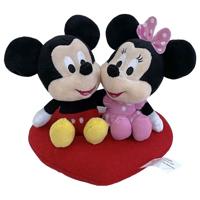 Disney Plush Mickey & Minnie Heart Cushion Disney Plush Mickey & Minnie Heart Cushion