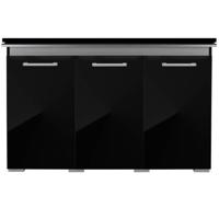 Aqua One Cabinet 245 - 120W X 45D X 55Cm Black Gloss With Grey