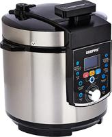 Geepas 1000W Multi Function Pressure Cooker, 6 Liter Capacity-(Black/Silver)-(GMC35037)