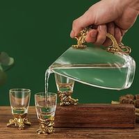 Zodiac Baijiu Cup Glass Enamel Cup Wine Dispenser Set Small Wine Cup Spirit Cup Chinese Wine Cup Gift Box Lightinthebox