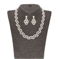 Sri Jagdamba Pearls Baani 2 Lines Pearl Set - JPSEP-20-276
