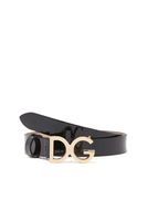 Monogram Leather Belt - thumbnail
