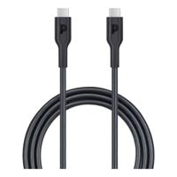 Powerology Type-C To Type-C Connector Cable PD 100W 1.2m - Black - thumbnail