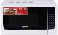Geepas 20L 1200W Digital Microwave Oven, White, GMO1895 - thumbnail