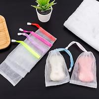 10/20/30 PCS Exfoliating Mesh Soap Pouch Bubble Foam Double Layer Soap Sack Saver Pouch Drawstring Holder Bags (Color Random) Lightinthebox