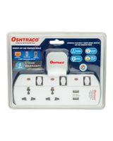 Oshtraco 2 Way Multi Socket Plus 2 USB Port Oshtraco 2 Way Multi Socket Plus 2 USB Port