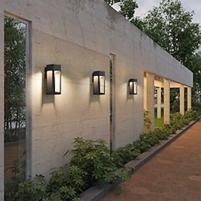 LED Wall Sconce Lighting Fixture Wall Sconce Lantern External Waterproof IP65 Rustproof Aluminum Wall Lamp Lantern Courtyard Garden Balcony Villa Decorative Lights 110-240V miniinthebox LED Wall Sconce Lighting Fixture Wall Sconce Lantern External Waterproof IP65 Rustproof Aluminum Wall Lamp Lantern Courtyard Garden Balcony Villa Decorative Lights 110-240V miniinthebox