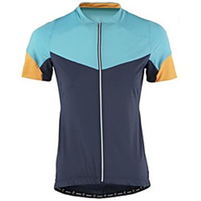 CAWANFLY Men's Short Sleeve Cycling Jersey Summer Blue Bike Tracksuit Jersey Top Road Bike Cycling Quick Dry Sports Clothing Apparel  Micro-elastic Lightinthebox