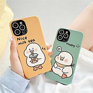 Phone Case For Apple Back Cover iPhone 12 Pro Max 11 SE 2020 X XR XS Max 8 7 Shockproof Dustproof Cartoon Animal TPU Lightinthebox