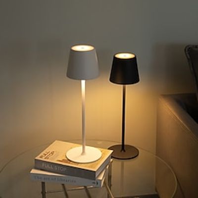 Cordless LED Table Lamp Aluminum Stepless Dimming Built-in Rechargeable Battery Desk Lamp Patio Table Lamp, Bedside Night Lamp, Ambient Light for Restaurant Type C Lightinthebox Cordless LED Table Lamp Aluminum Stepless Dimming Built-in Rechargeable Battery Desk Lamp Patio Table Lamp, Bedside Night Lamp, Ambient Light for Restaurant Type C Lightinthebox
