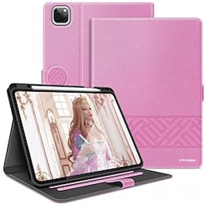 Tablet Case Cover For Apple iPad Pro 12.9'' 5th iPad mini 6th iPad Pro 11'' 3rd Pencil Holder with Stand Flip Solid Colored TPU PU Leather miniinthebox