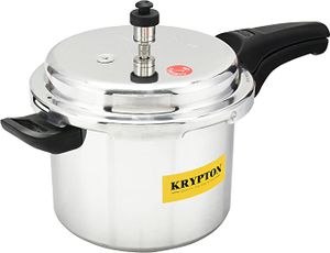 Krypton 5L Induction Base Pressure Cooker, Silver - KNPC6256