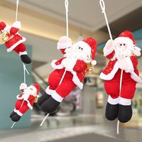 Santa Claus Climbing Rope Christmas Tree Decoration