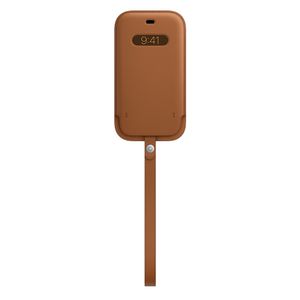 Apple iPhone 12| 12 Pro Leather Sleeve with MagSafe, Saddle Brown