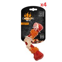 M-PETS Carnivore Boomerang Bone L Dog Toy (Pack of 4)