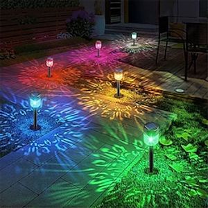 Solar Powered Projection Lawn Light Street Decoration of Yard and Garden Synthetic Grass for Decor Summer Outdoor Solar Landscape Lamp 1PC Lightinthebox