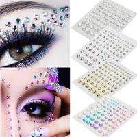 Halloween Crystal Eyeshadow Sticker Jewelry