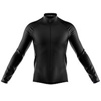 21Grams Men's Long Sleeve Cycling Jersey Spandex Polyester Black Solid Color Bike Jersey Top Mountain Bike MTB Road Bike Cycling Quick Dry Moisture Wicking Breathable Sports Clothing Apparel Lightinthebox - thumbnail