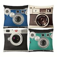 Single Side Pillow Cover 1PC Soft Decorative Square Cushion Case Pillowcase for BedroomLivingroom Sofa Couch Chair Lightinthebox - thumbnail