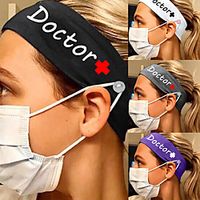 2 pcs Creative Milk Silk Nurse Anti-leash Button Hairband Sports Headband Ladies Headwear Lightinthebox - thumbnail