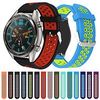22mm Silicone Watch Band Wrist Strap For Huawei Watch GT 2 / Active 46mm / Honor Magic / Watch 2 Pro Replaceable Bracelet Wristband miniinthebox - thumbnail