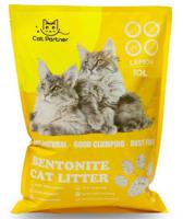 Cat Partner Bentonite Dust Free Clumping Litter 10L Lemon