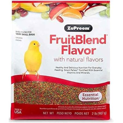 Zupreem Fruitblend Flavor For Extra Small Birds 2Lb (0.91Kg)
