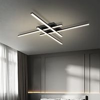 LED Ceilling Light Dimmable Modern Metal Hanging Chandelier Light 4 Heads LED Suspension Light Creative Hanging Ceiling Light in Black for Living Room Restaurant Bar 110-240V Lightinthebox - thumbnail