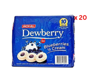 Jack N Jill Dewberry Blueberry (10X33G), 330G Pack Of 20 (UAE Delivery Only)