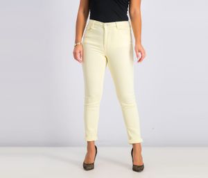 Womens Colored Skinny Jeans  Light Yellow