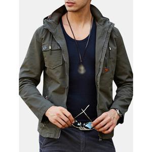 Cotton Washed Hooded Jackets