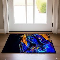 Buddha Doormat Non-Slip Oil Proof Rug Indoor Outdoor Mat Bedroom Decor Bathroom Mat Entrance Rug Door Mat Lightinthebox