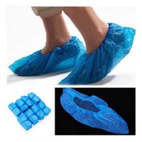 100Pcs Disposable Plastic Rainy Day Shoe Cover