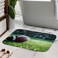 Bathroom Deco Diatomaceous Earth Bath Mat Soft Mat Rubber Anti-Slip Fast Dry Super Absorbent Thin Bathroom Mat for Under Door - Bathroom Floor Mat Rug Bathtub Front Shower Mat Sink Lightinthebox - thumbnail