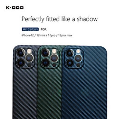 K-DOO Ultra Thin Case For Apple iPhone 12 11 Shockproof Case Back Cover Solid Colored TPU Case for iPhone 12 iPhone 11 Pro Max 12 Mini miniinthebox