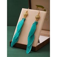 Women's Earrings Archaistic Street Feather Earring Lightinthebox Women's Earrings Archaistic Street Feather Earring Lightinthebox